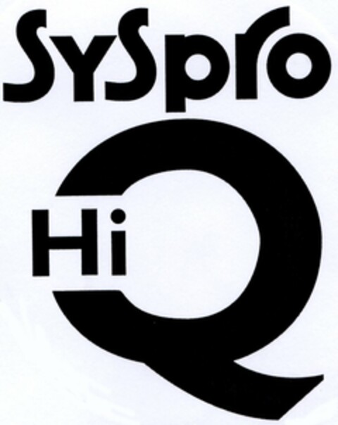 Syspro HiQ Logo (DPMA, 25.06.2003)