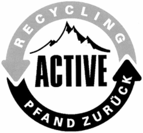 ACTIVE RECYCLING PFAND ZURÜCK Logo (DPMA, 06.11.2003)