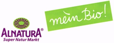 ALNATURA Super Natur Markt mein Bio! Logo (DPMA, 22.04.2005)