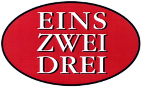 EINS ZWEI DREI Logo (DPMA, 12/14/2006)