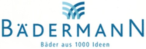 BÄDERMANN Bäder aus 1000 Ideen Logo (DPMA, 09/06/2007)