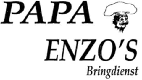 PAPA ENZO'S Bringdienst Logo (DPMA, 24.11.1995)