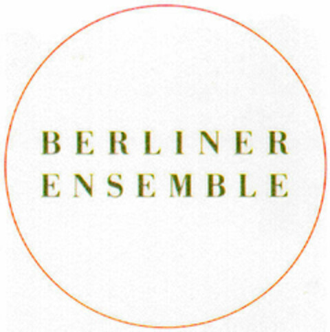 BERLINER ENSEMBLE Logo (DPMA, 16.11.1995)