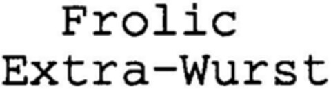 Frolic Extra-Wurst Logo (DPMA, 05.03.1996)