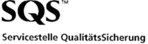 SQS TM Servicestelle QualitätsSicherung Logo (DPMA, 07/11/1996)