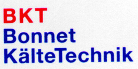 BKT Bonnet KälteTechnik Logo (DPMA, 07.01.1999)