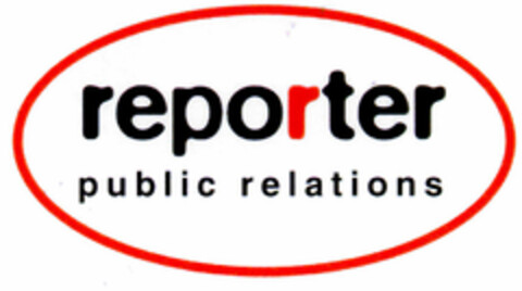 reporter public relations Logo (DPMA, 20.10.1999)