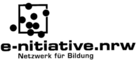e-nitiative.nrw Netzwerk für Bildung Logo (DPMA, 28.10.1999)