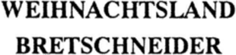 WEIHNACHTSLAND BRETSCHNEIDER Logo (DPMA, 05/13/1994)