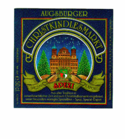 AUGSBURGER CHRISTKINDLESMARKT Logo (DPMA, 11/12/1988)