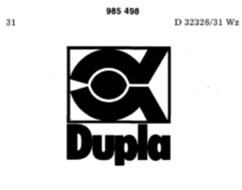 Dupla Logo (DPMA, 05/20/1978)