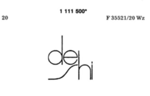 de shi Logo (DPMA, 04.08.1987)