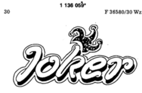 Joker Logo (DPMA, 29.07.1988)