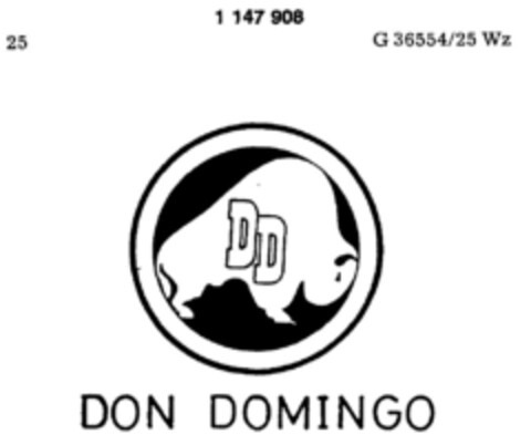 DON DOMINGO Logo (DPMA, 21.03.1989)