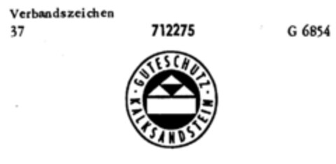 GÜTESCHUTZ KALKSANDSTEIN Logo (DPMA, 03/08/1957)