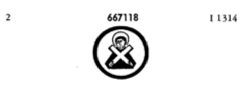 667118 Logo (DPMA, 18.02.1954)