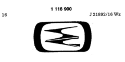 1116900 Logo (DPMA, 06.05.1987)