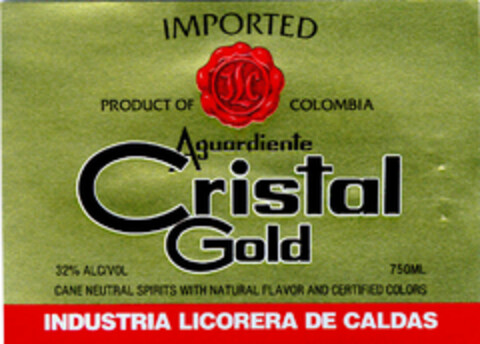 Cristal Gold Logo (DPMA, 09.08.1994)