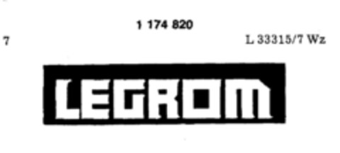 LEGROM Logo (DPMA, 10.03.1990)