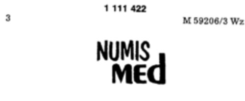 NUMIS med Logo (DPMA, 09/18/1986)