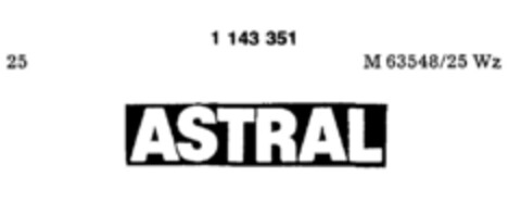 ASTRAL Logo (DPMA, 07.09.1988)