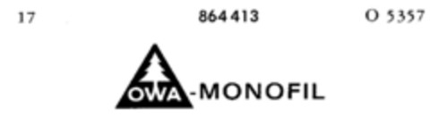 OWA-MONOFIL Logo (DPMA, 29.09.1965)