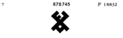 878745 Logo (DPMA, 23.03.1970)