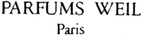 PARFUMS WEIL Paris Logo (DPMA, 19.05.1987)