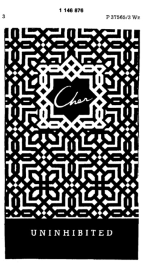 Cher UNINHIBITED Logo (DPMA, 31.01.1989)