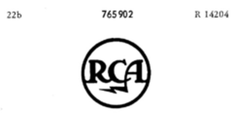RCA Logo (DPMA, 22.11.1960)