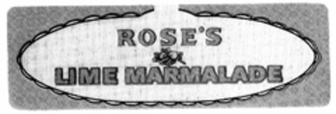 ROSE`S LIME MARMALADE Logo (DPMA, 08.01.1977)