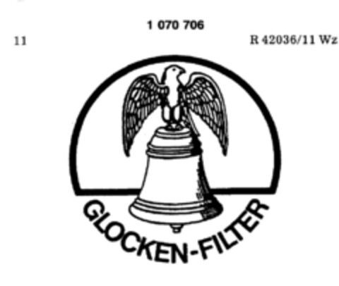 GLOCKEN-FILTER Logo (DPMA, 29.05.1984)