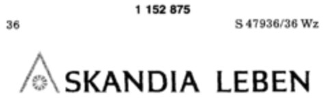 SKANDIA LEBEN Logo (DPMA, 14.02.1989)