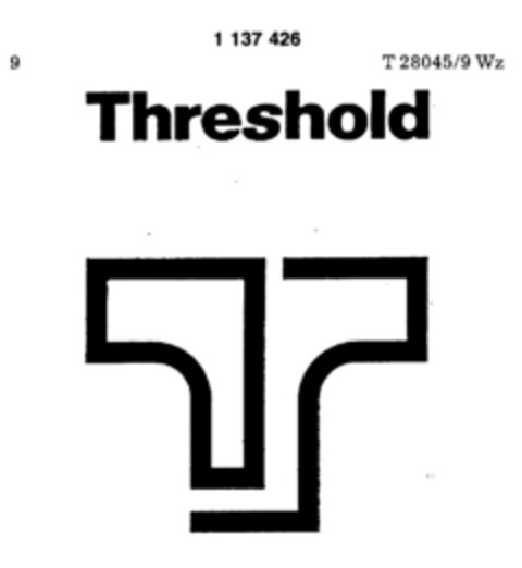 Threshold Logo (DPMA, 13.09.1988)