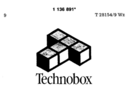 Technobox Logo (DPMA, 25.10.1988)
