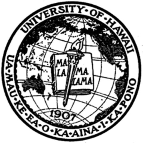 UNIVERSITY-OF-HAWAII Logo (DPMA, 04.01.1991)