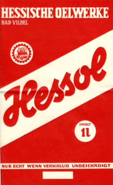 Hessol HESSISCH OELWERKE Logo (DPMA, 07.05.1949)