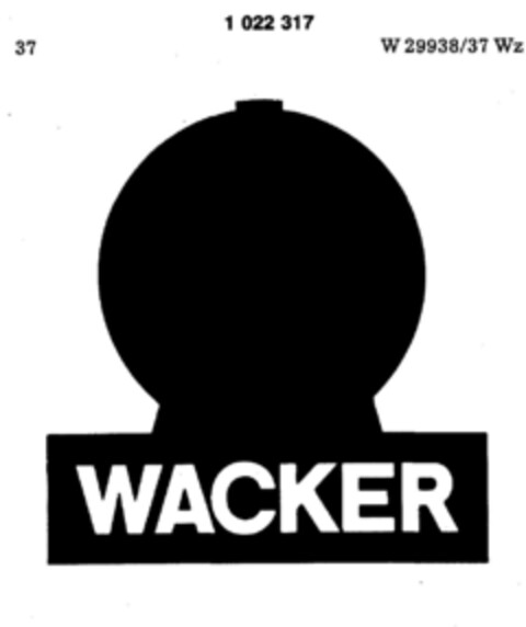 WACKER Logo (DPMA, 07/18/1979)