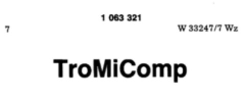 TroMiComp Logo (DPMA, 28.05.1983)