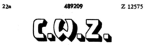 C.W.Z. Logo (DPMA, 10.09.1936)