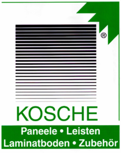 KOSCHE Paneele . Leisten . Laminatboden . Zubehör Logo (DPMA, 11/17/2000)