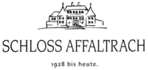 SCHLOSS AFFALTRACH 1928 bis heute. Logo (DPMA, 26.01.2009)