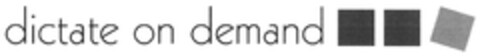 dictate on demand Logo (DPMA, 27.04.2009)