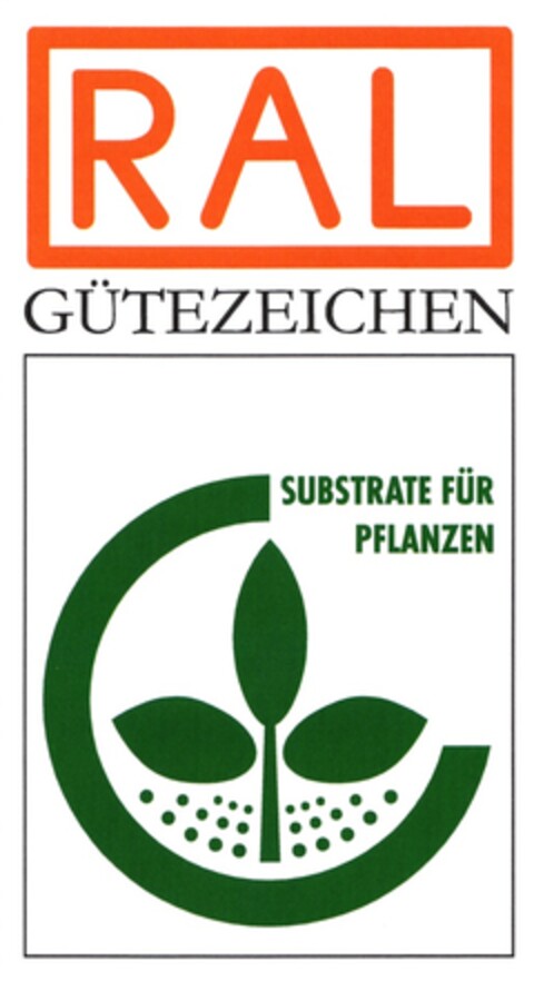 RAL GÜTEZEICHEN SUBSTRATE FÜR PFLANZEN Logo (DPMA, 18.08.2009)