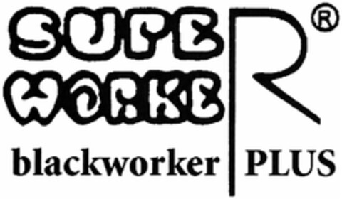 SUPER WORKER blackworker PLUS Logo (DPMA, 06.07.2012)