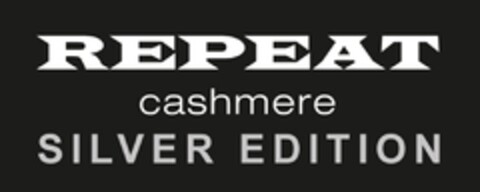 REPEAT cashmere SILVER EDITION Logo (DPMA, 28.01.2013)