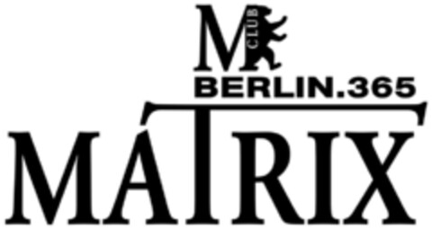 MATRIX CLUB BERLIN.365 Logo (DPMA, 14.04.2014)