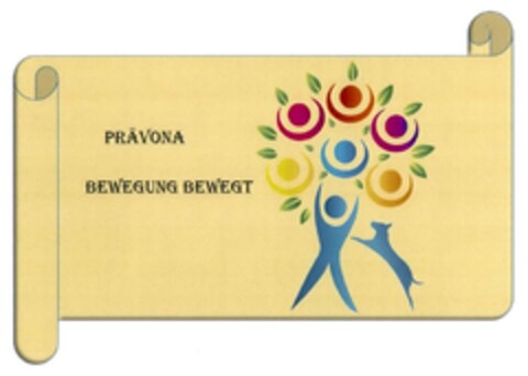 PRÄVONA BEWEGUNG BEWEGT Logo (DPMA, 02/10/2017)