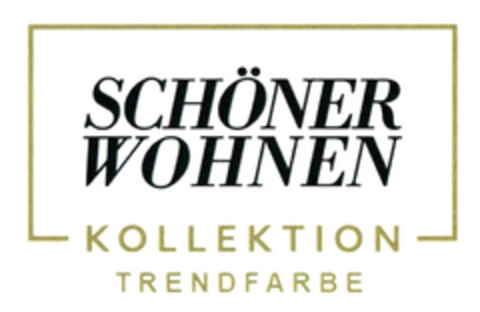 SCHÖNER WOHNEN KOLLEKTION TRENDFARBE Logo (DPMA, 04/09/2018)