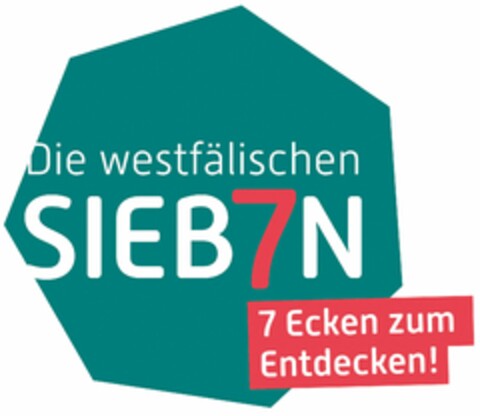 Die westfälischen SIEB7N 7 Ecken zum Entdecken! Logo (DPMA, 18.05.2022)